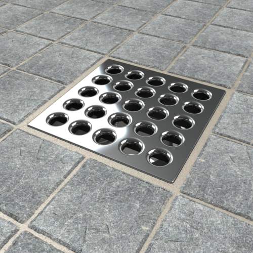 tile accessories, ebbie square floor drains