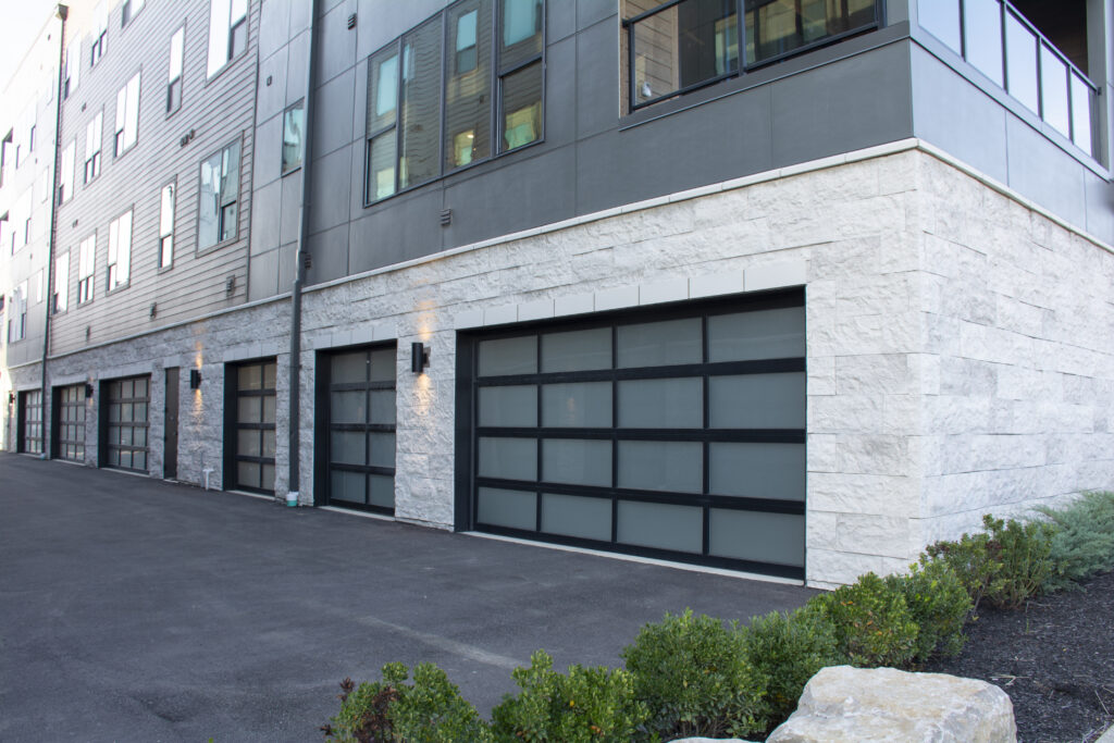outside view of garage door